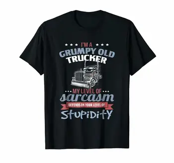 Aš esu Piktas, Senas Trucker T Shirt | Sunkvežimio Vairuotojas Juokinga Tee Marškinėliai Vyrams